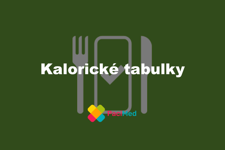 Edukace online - Kalorické tabulky - PaciMed